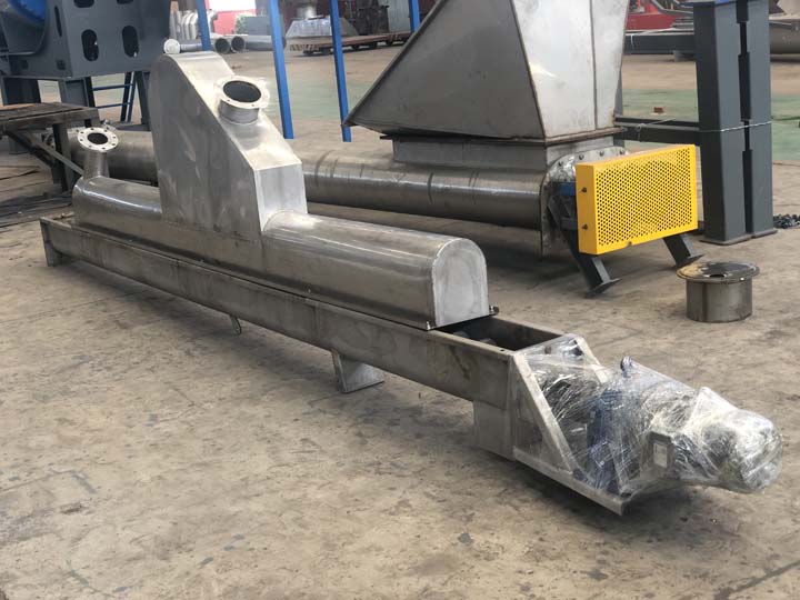 screw conveyor with dust collector